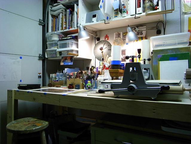 My Art Studio | Like many other flickr folk, I am an artist … | Flickr