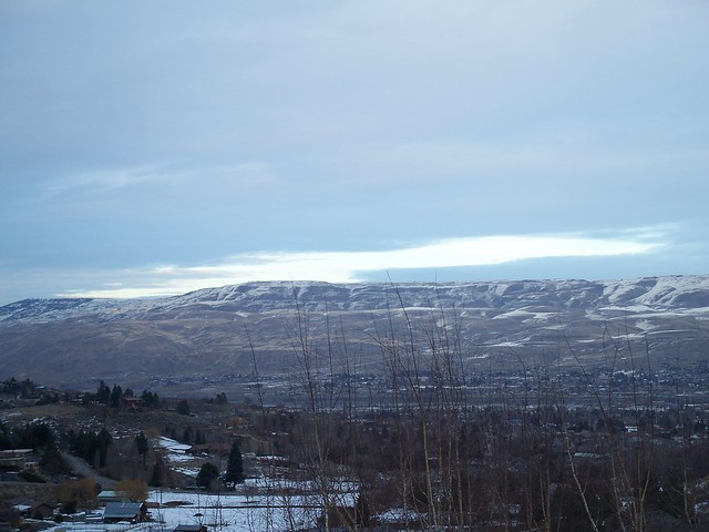View of Wenatchee, Washington State.