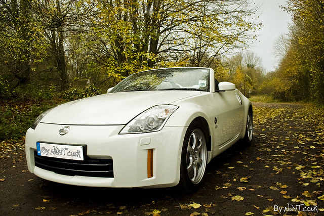 Nissan 350z With Roof Down