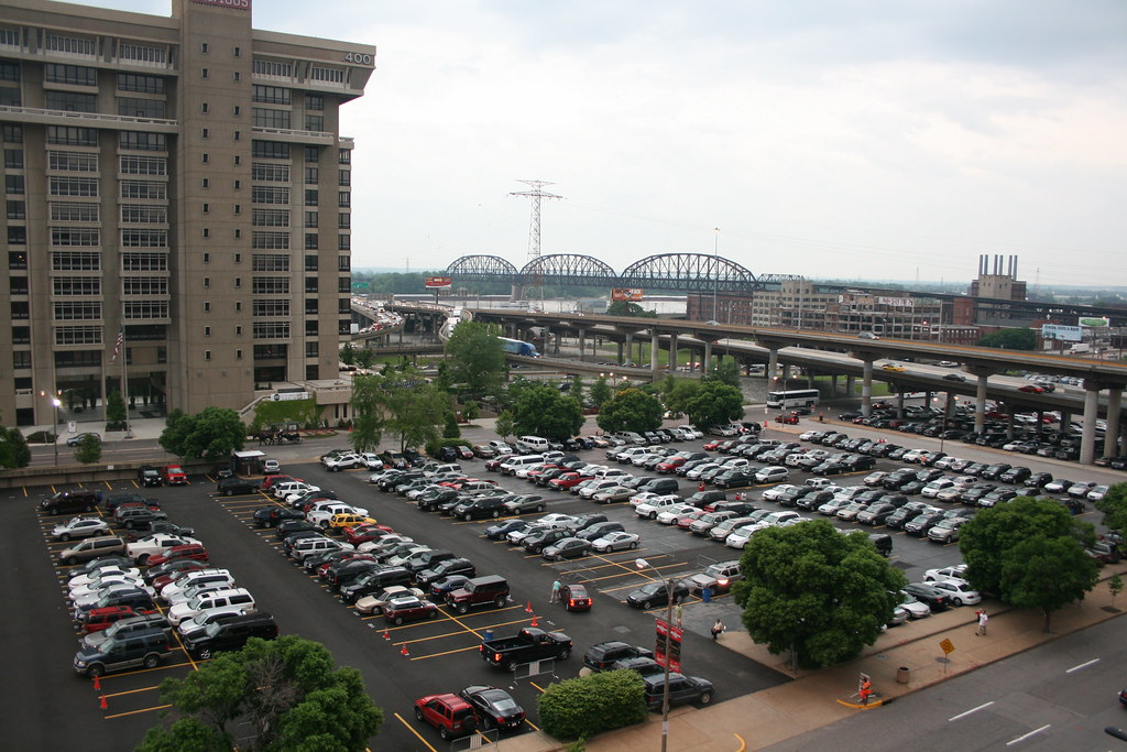 Busch Stadium Parking The Parking Lot Just East Of The Sta Flickr [ 683 x 1024 Pixel ]