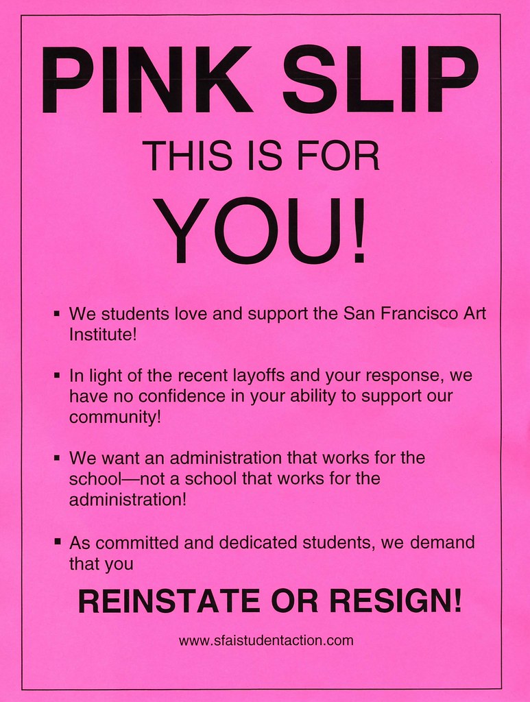 pink pink slip | EPSON MFP image | SFAI Alumni | Flickr