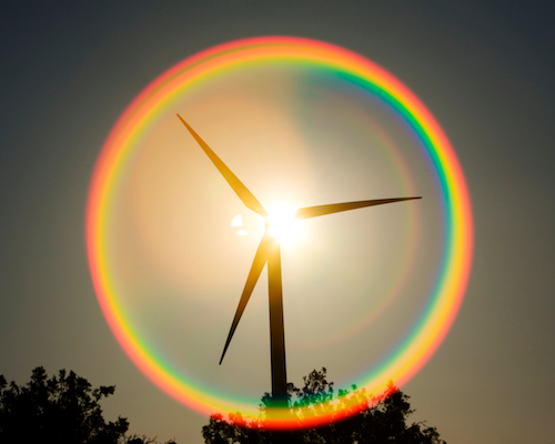 Single windmill with sun ring | by scott.chernis