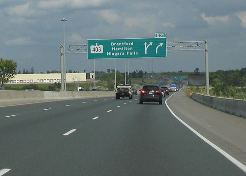 403 advance signage | Advance signage for Highway 403 locate… | Flickr