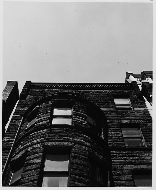 Frog's Eye View, Boylston Street 50 Ft. Intervals, Exeter to Dartmouth Street, Rusticated Facade with Round Bay Window, 1:00 P.M. to 3:30 P.M.