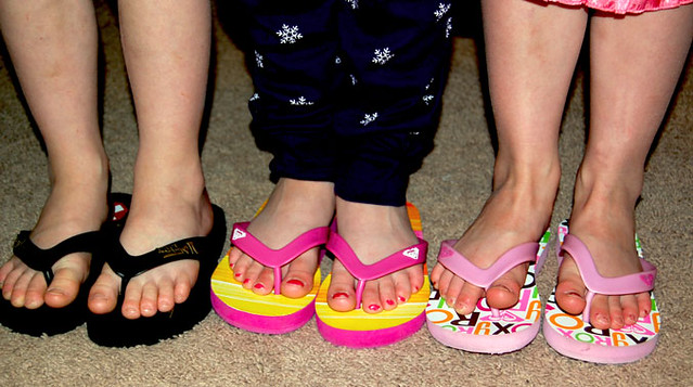Flip Flops 2009 | The kids got new flip flops at Macys today… | Brett ...