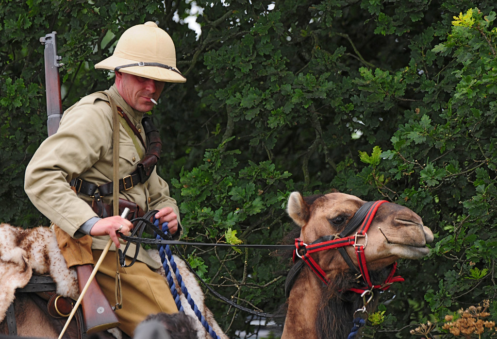 British Soldier, Imperial Camel Corps, at Kelmarsh Festival of History 2009