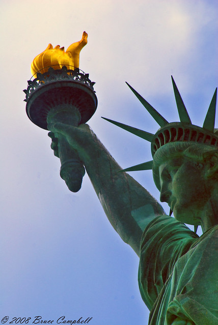 liberty and torch