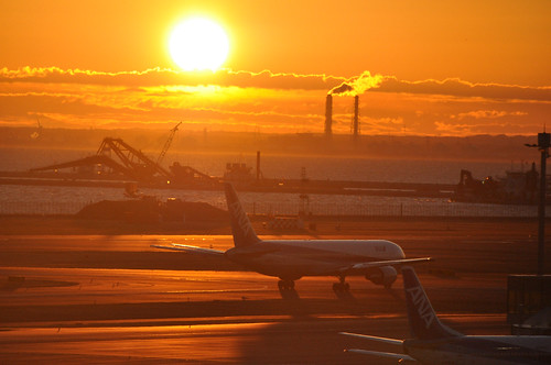 sunrise ana airport newyearsday haneda tokyointernationalairport