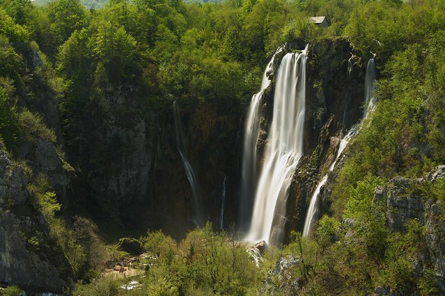Waterfalls in Plitvice Lakes NP
