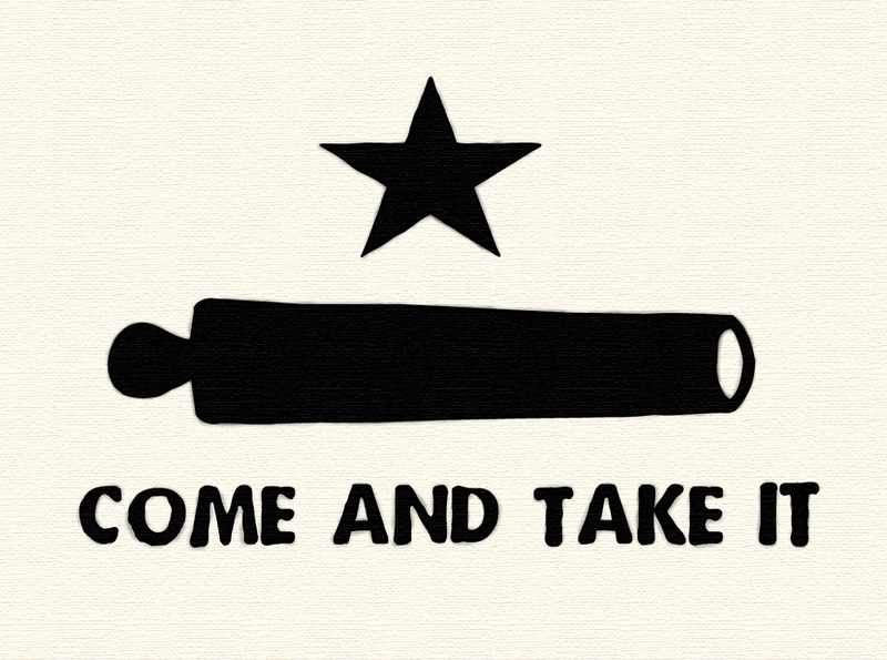 Come And Take It Flag (Gonzales Banner of 1835)