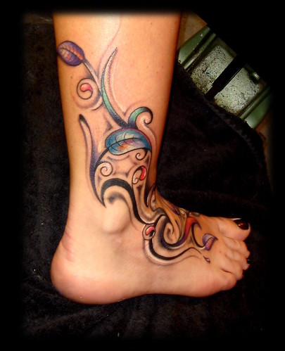 Foot Tattoos | More foot tattoos at www.foot-tattoo.com! | BlaqqCat ...