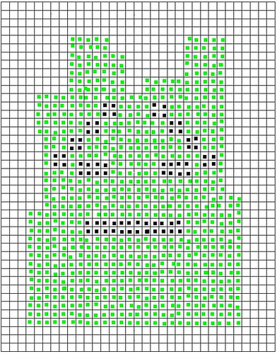 mooninite knitting chart | by _Pillsbury_