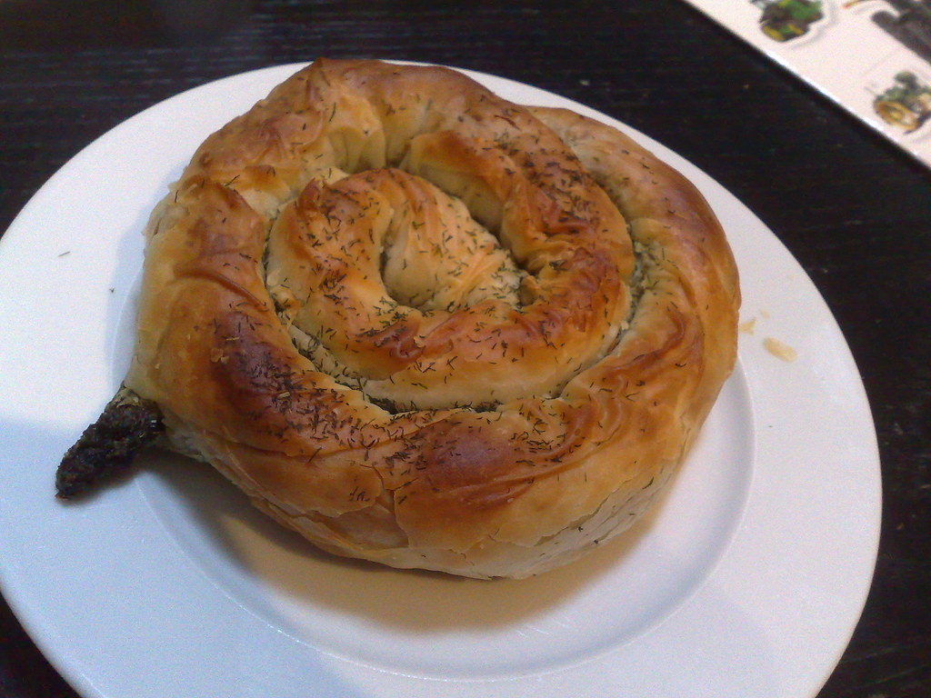 Spinach in Phyllo