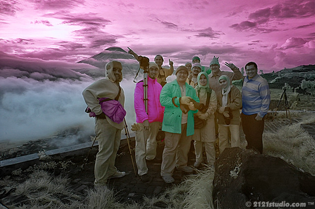 Group Photo @ Dieng Plateau (Infrared)