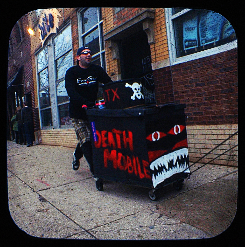 Deathmobile | The Deathmobile arrives at checkpoint #2 of th… | Flickr