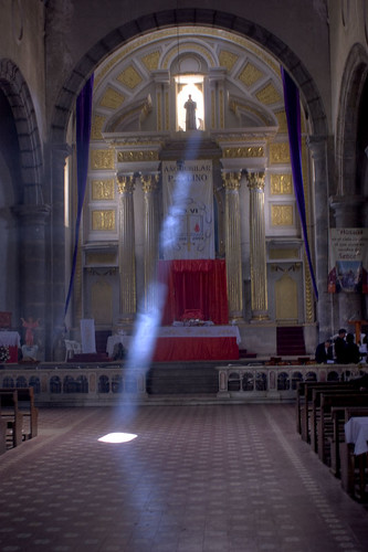 Iglesia Zacatlán rayo de luz