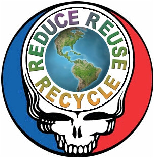 Grateful Dead Reduce Reuse Recycle Steal Your Face for Ear… | Flickr