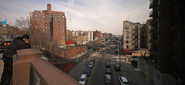 Cross-Bronx Expressway, seen from the Grand Concourse, the Bronx, New York