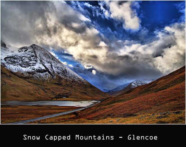 Snow Capped Mountains - Glencoe - Scotland