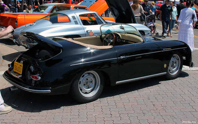 1956 Porsche Speedster - black - rvr