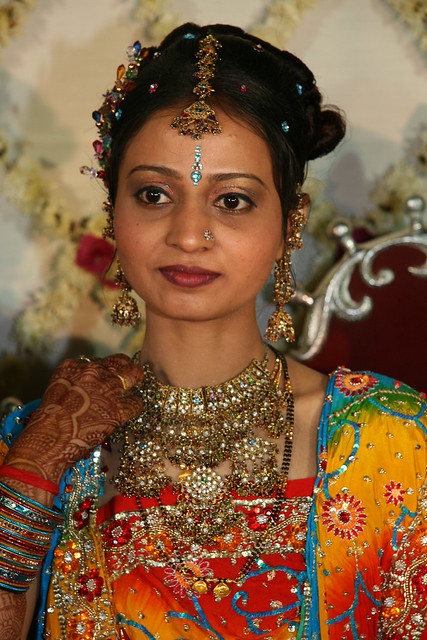 Asia - India / Gujarat / Woman with henna