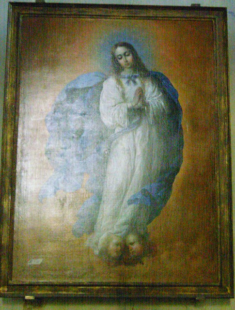L'Immaculée Conception, tableau de Zurbaran à Langon (Gironde), deuxième photo