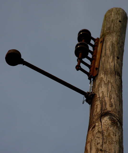 Old telephone pole?