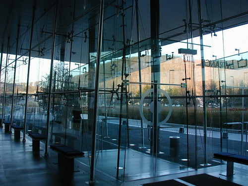 usa newyork ny corning glass museum 2001 art corningmuseumofglass upstatenewyork america blue color colour building architecture decade2000 canadagood