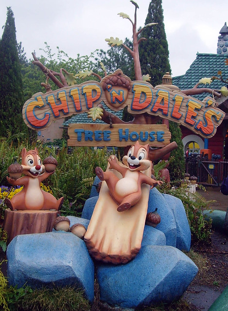 Chip & Dale's Treehouse Sign
