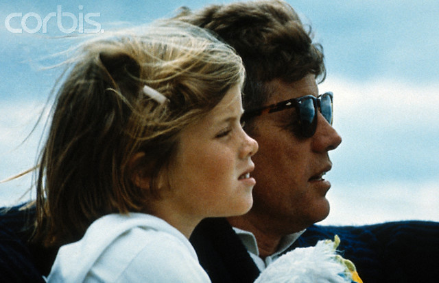 Kennedy and his daughter Caroline