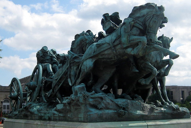 Washington DC - Capitol Hill: General Ulysses S. Grant Memorial - Artillery Group