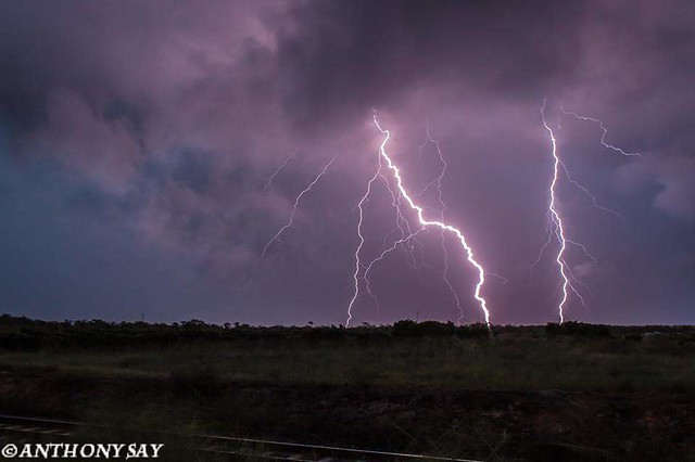 Pine creek lightning #lightning #cg #weather #outbackaustralia #outback #pinecreek #landscapd