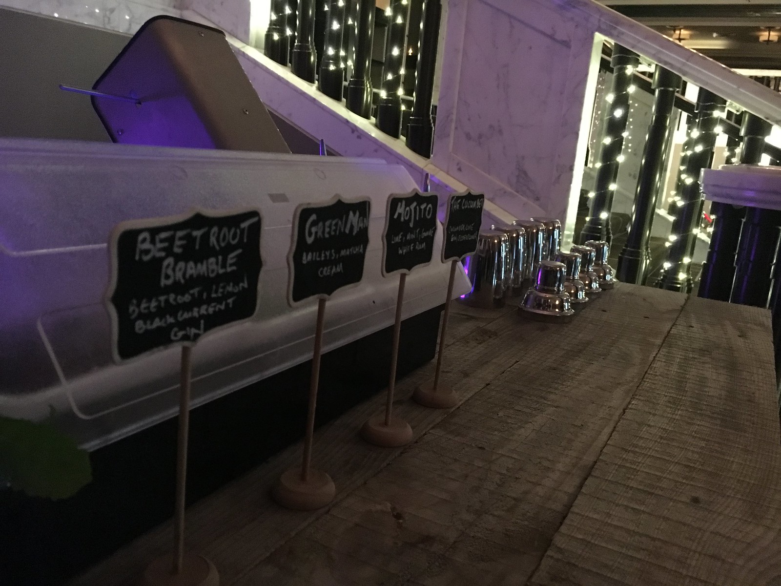 Alpha Club Christmas Party 2016 - Rosewood Hotel London - Nitrogen Cocktail Bar