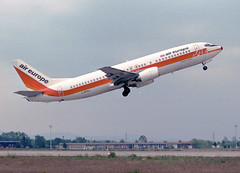 Air Europe B737-4S3 G-BPKA GRO 03/09/1989