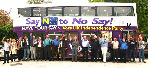 UKIP activists with UKIP bus | by Euro Realist Newsletter