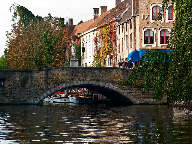 Boat trip on the channels of Bruges