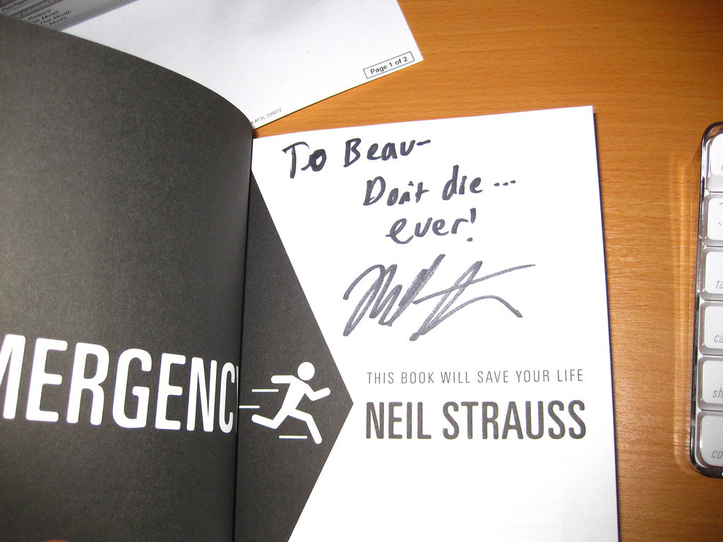Neil Strauss Booksigning