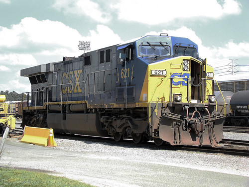 CSX GE CW60AC locomotive # 621, is in Baldwin, Florida, Oc… | Flickr