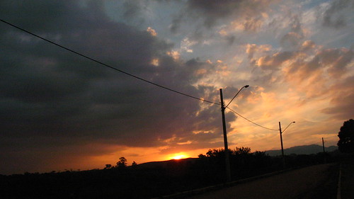 sunset red brazil orange sun beautiful clouds nuvem sãopaulo mbspl caçapava