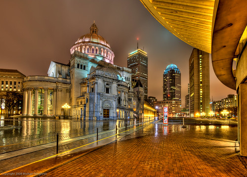 When its raining in Boston, grab the tripod and venture out! by MDSimages.com
