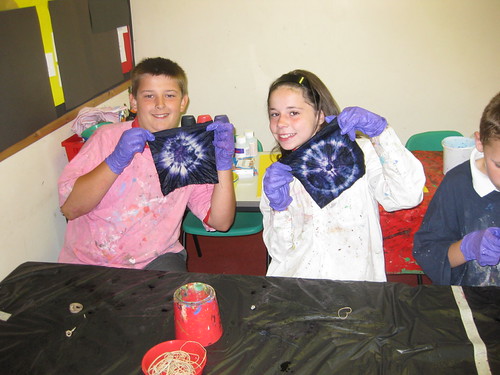 Parsloes Primary: African Inspired Hanging (Tie-dye) | by Pixie Art Workshops