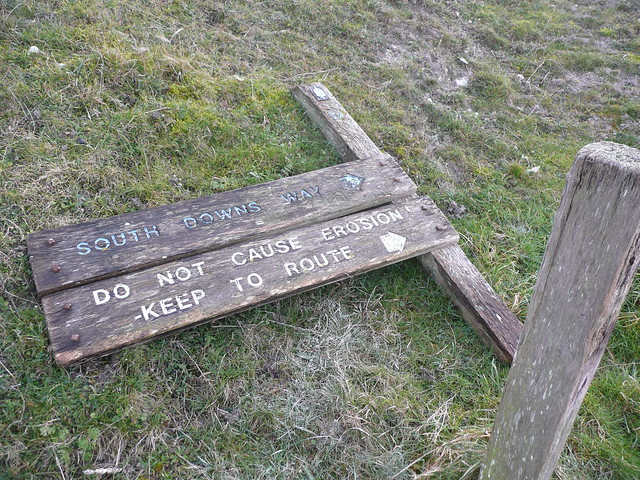 'Eroded' Sign