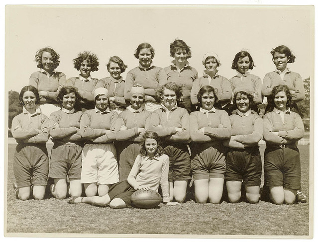 Girls Rugby Union team, c. 1930s / by Sam Hood
