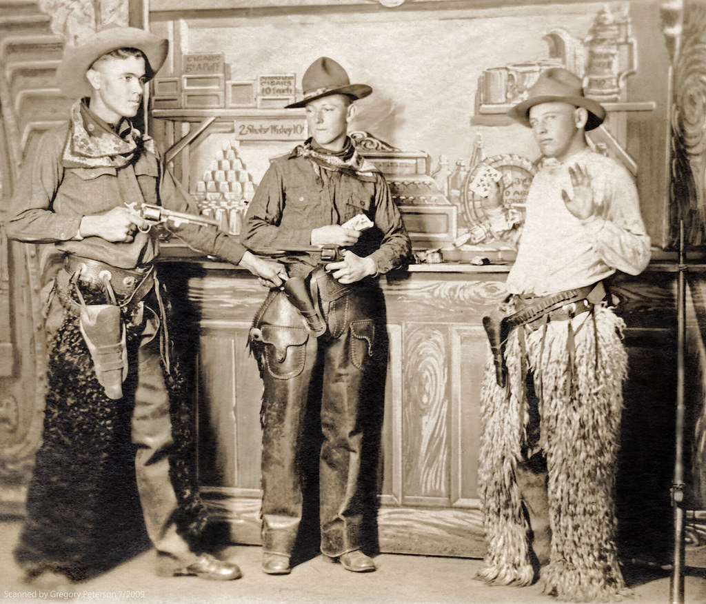 Three Studio Cowboys