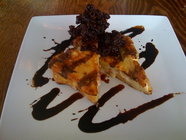 Stuffed French Toast at the Three Lions Cafe on Broadway