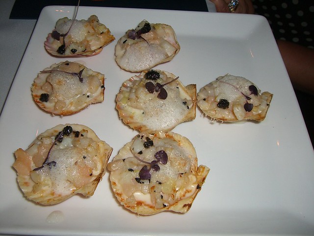 Scallops, Parsnip-Parmesan Cream & Caviar