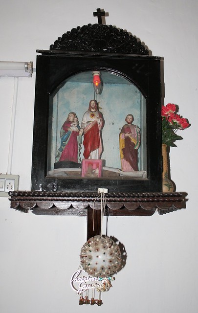 Christian shrine in our homestay