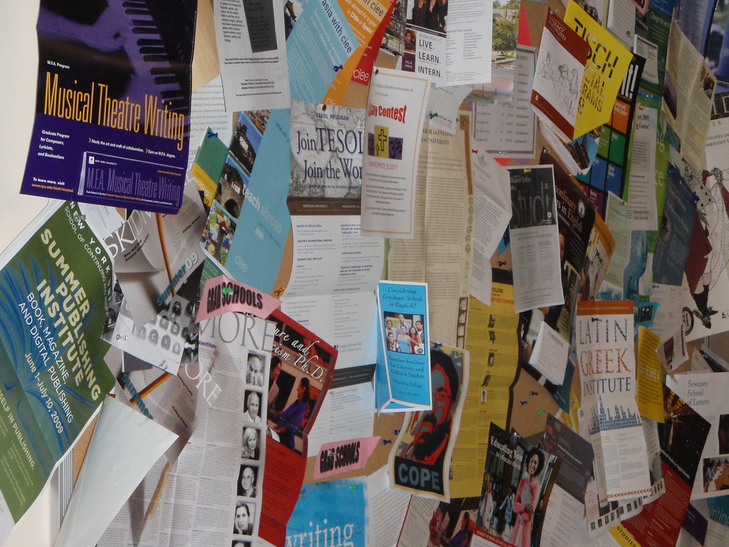 Messy bulletin board | NUEnglish | Flickr