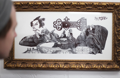 Drawing At Exhibition | by JR Mylne Art