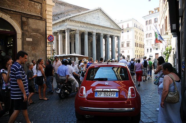 Rome, Panthéon, Fiat 500, DSC_0242